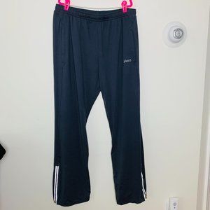 Asics Size XL Navy Blue Woven Men's Pants